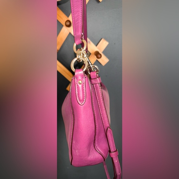 Coach Chelsea, 2way Smooth Purple Calf Leather Bag (2015) - 37018 - Picture 9 of 16